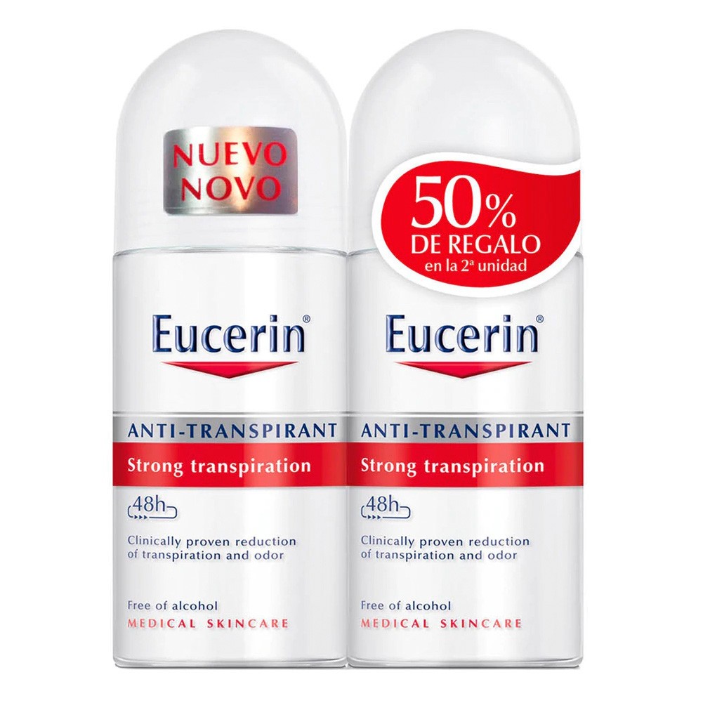 Eucerin antitranspirante roll on duplo