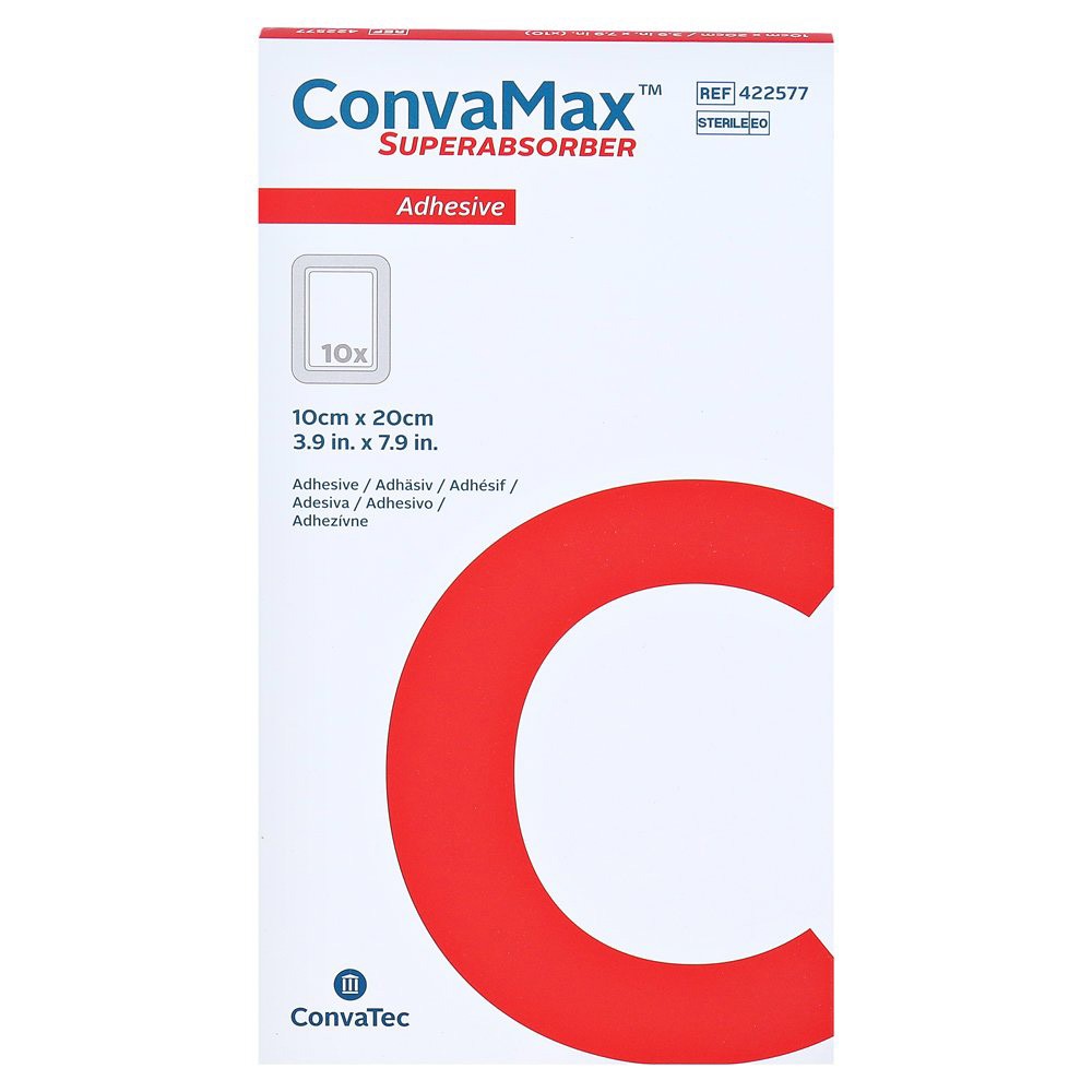 Convamax Superabsorber 10x20cm adhesivo