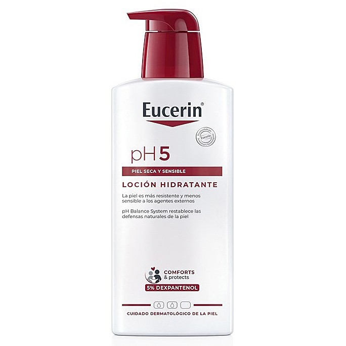 Eucerin loción hidratante para piel sensible pH5 400ml