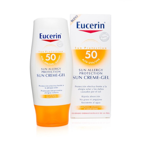 Eucerin Solar allergy crema/gel 50+ 150ml