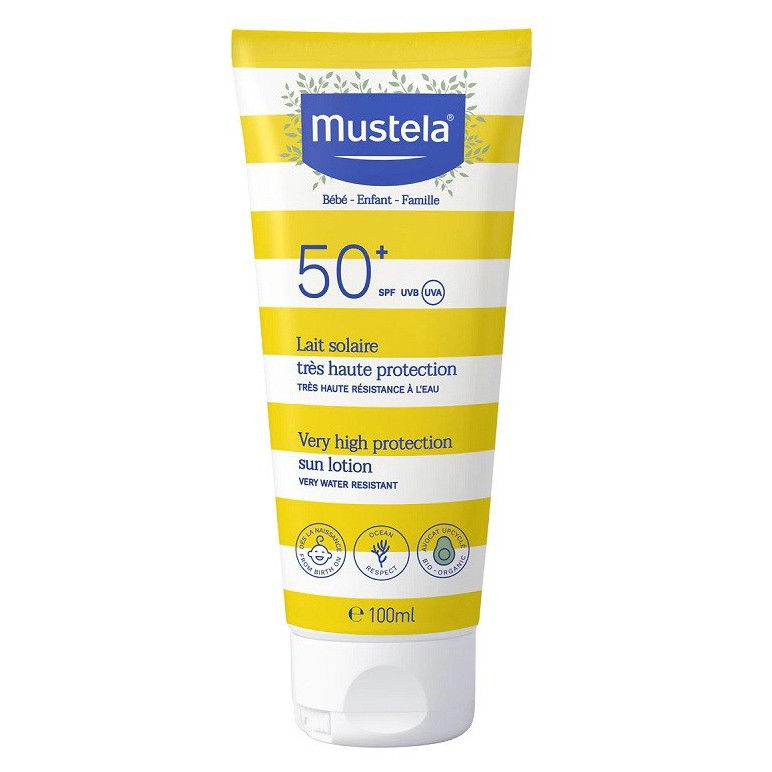 Mustela leche solar alta protección SPF50+ 100ml