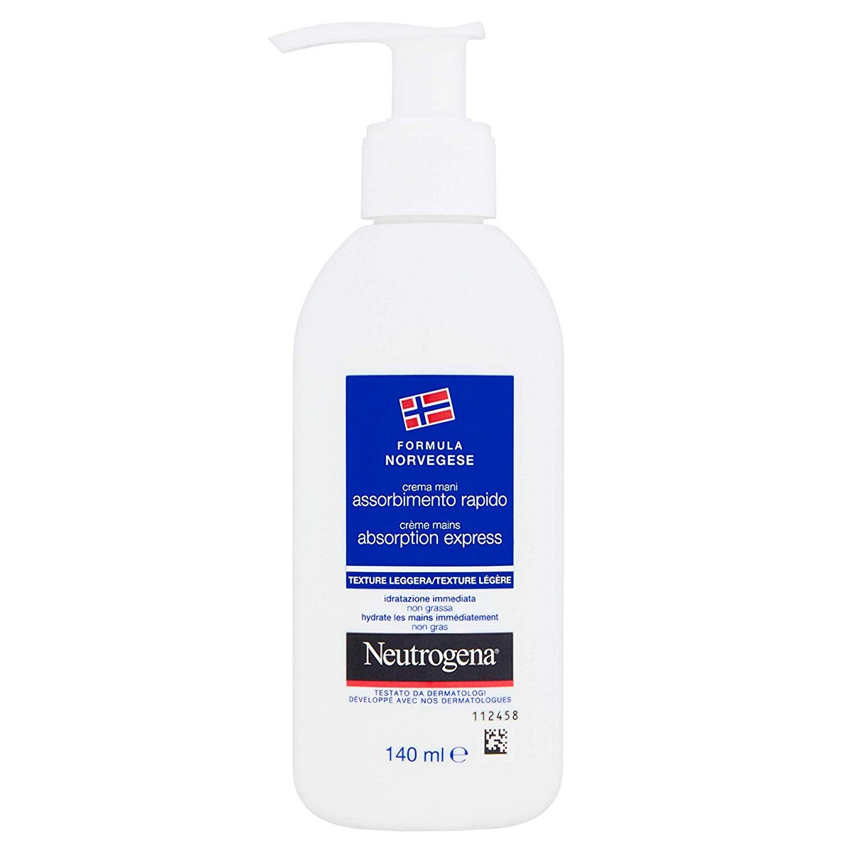 Neutrogena cr.manos absorc.rapida 140ml.