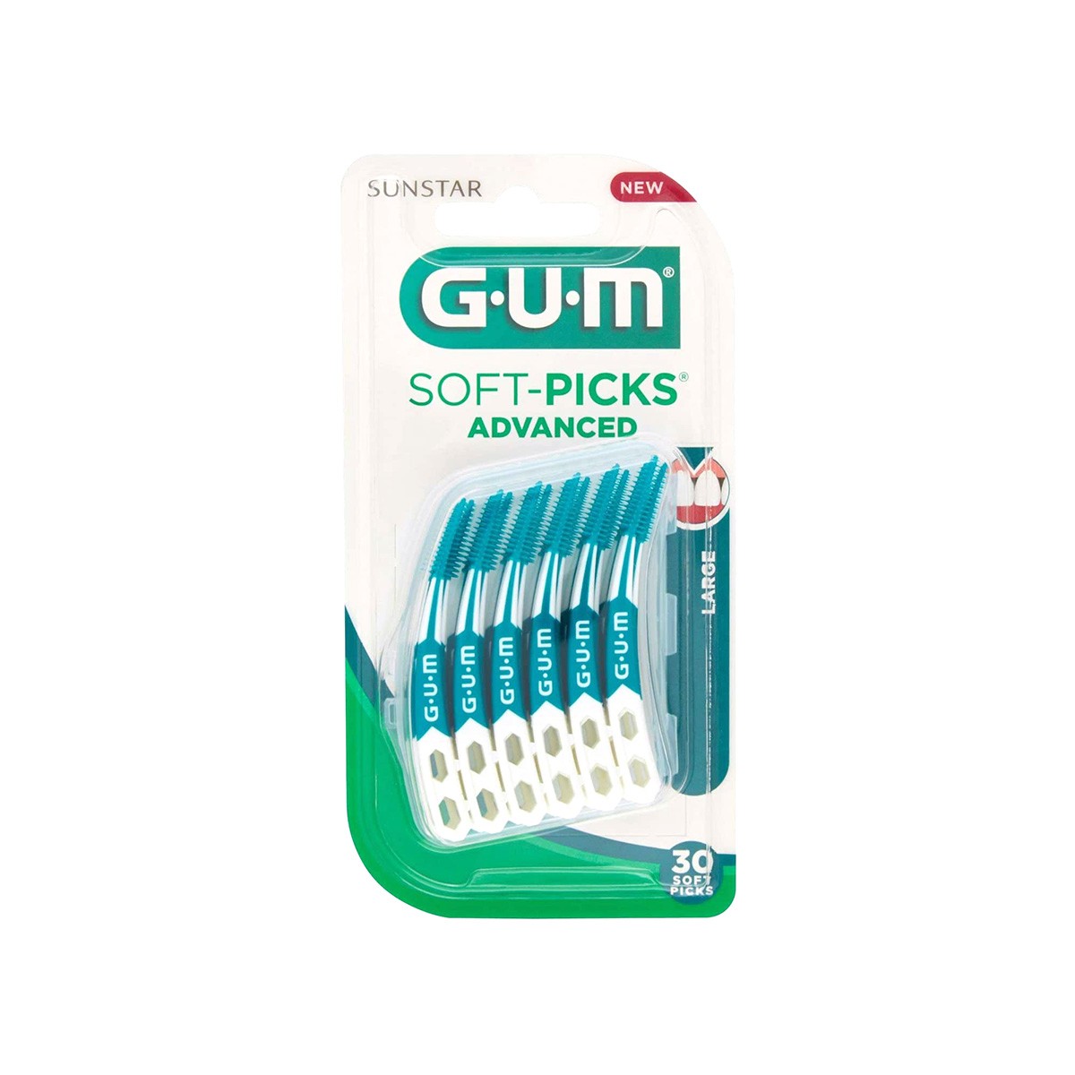 Gum soft picks advanced large 30u