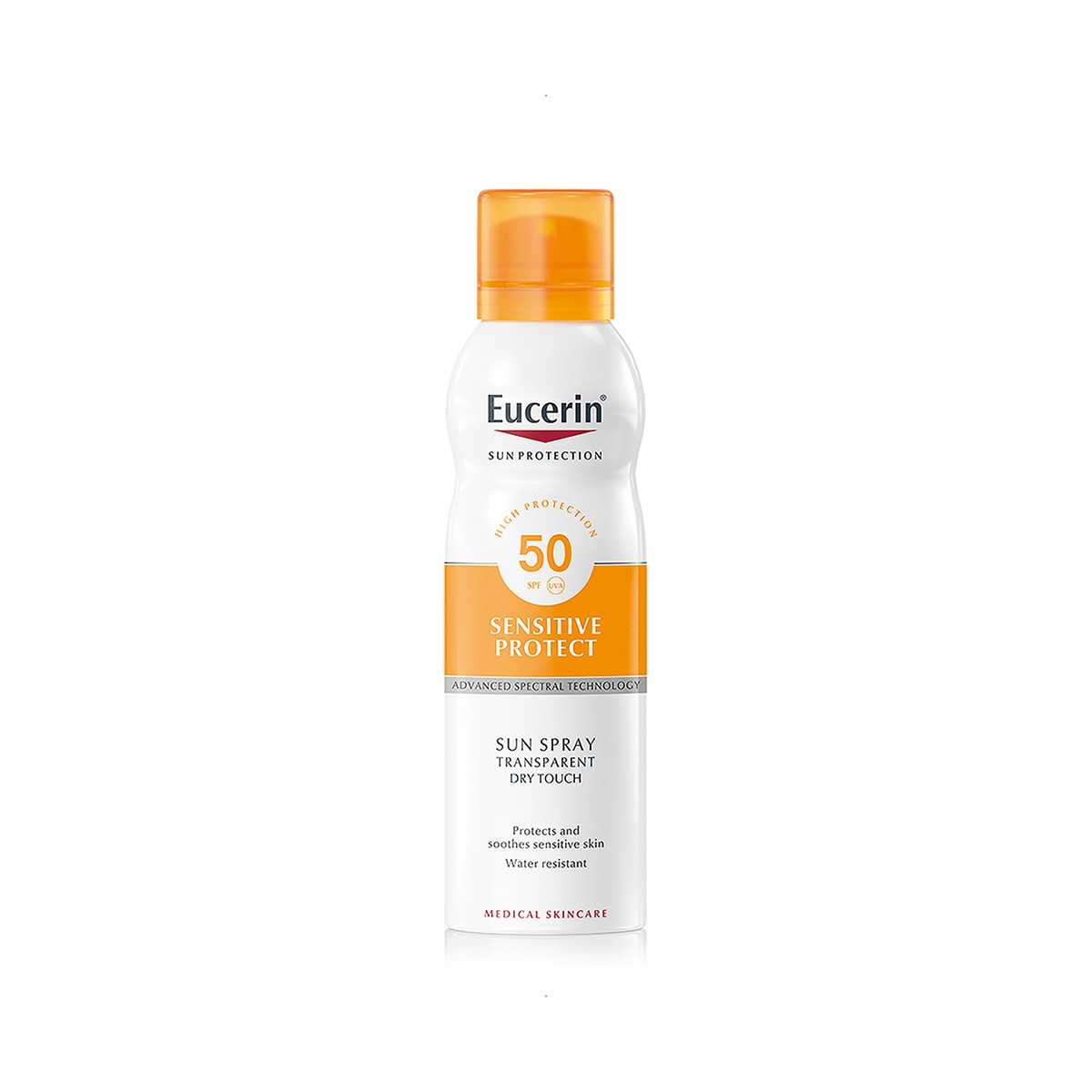 Eucerin Solar corporal dry spray transparente SPF50 200ml

