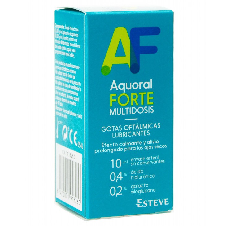 Aquoral Forte Lubricante Ocular Solución Multidosis