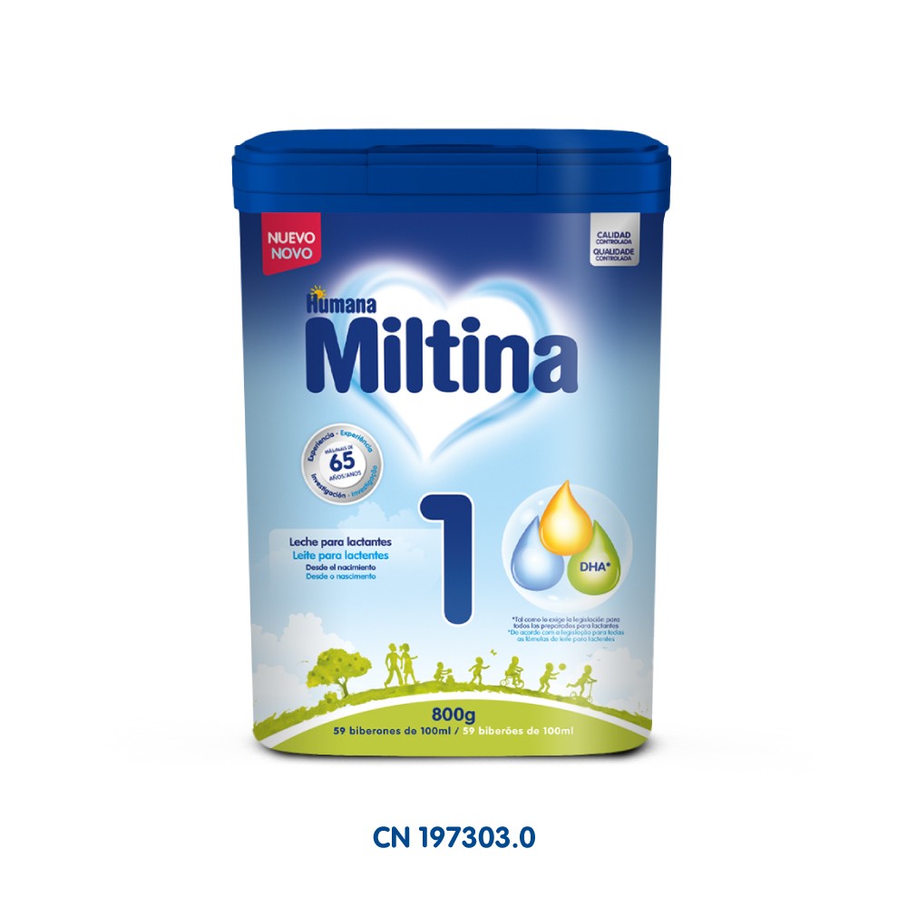 Humana Miltina 1 leche para lactantes 800gr