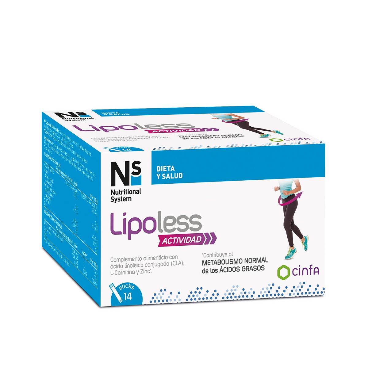 NS lipoless actividad 14 sticks