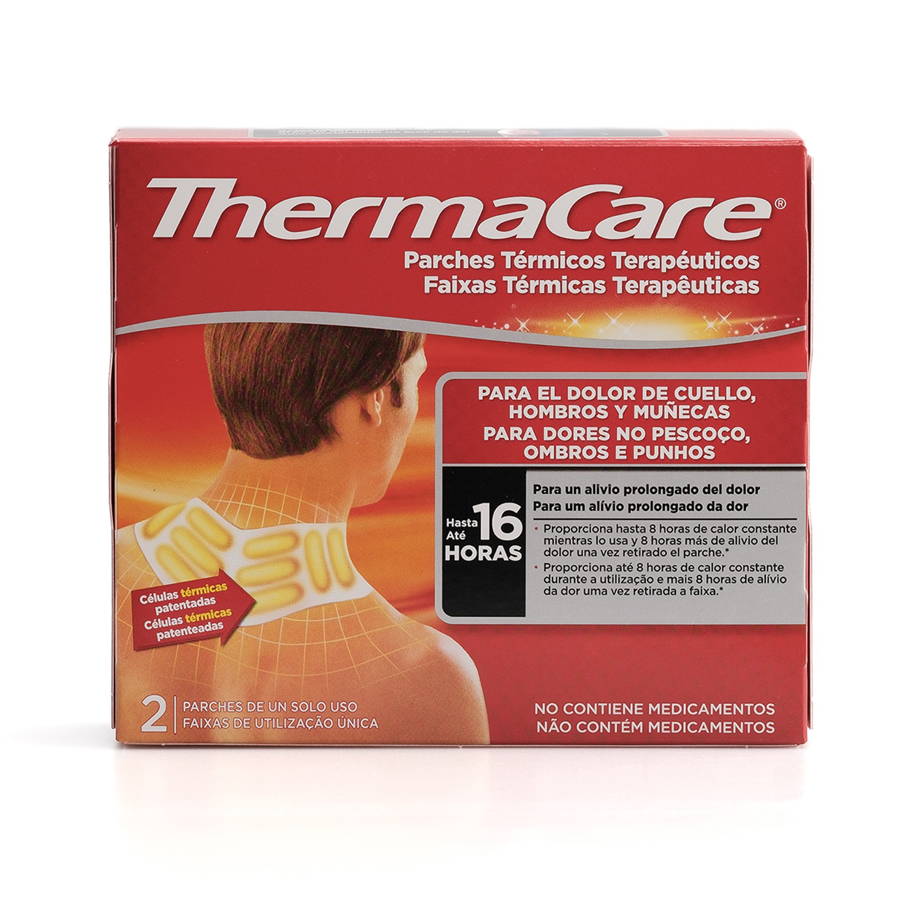 Thermacare cuello/hombro 2 parches térmicos