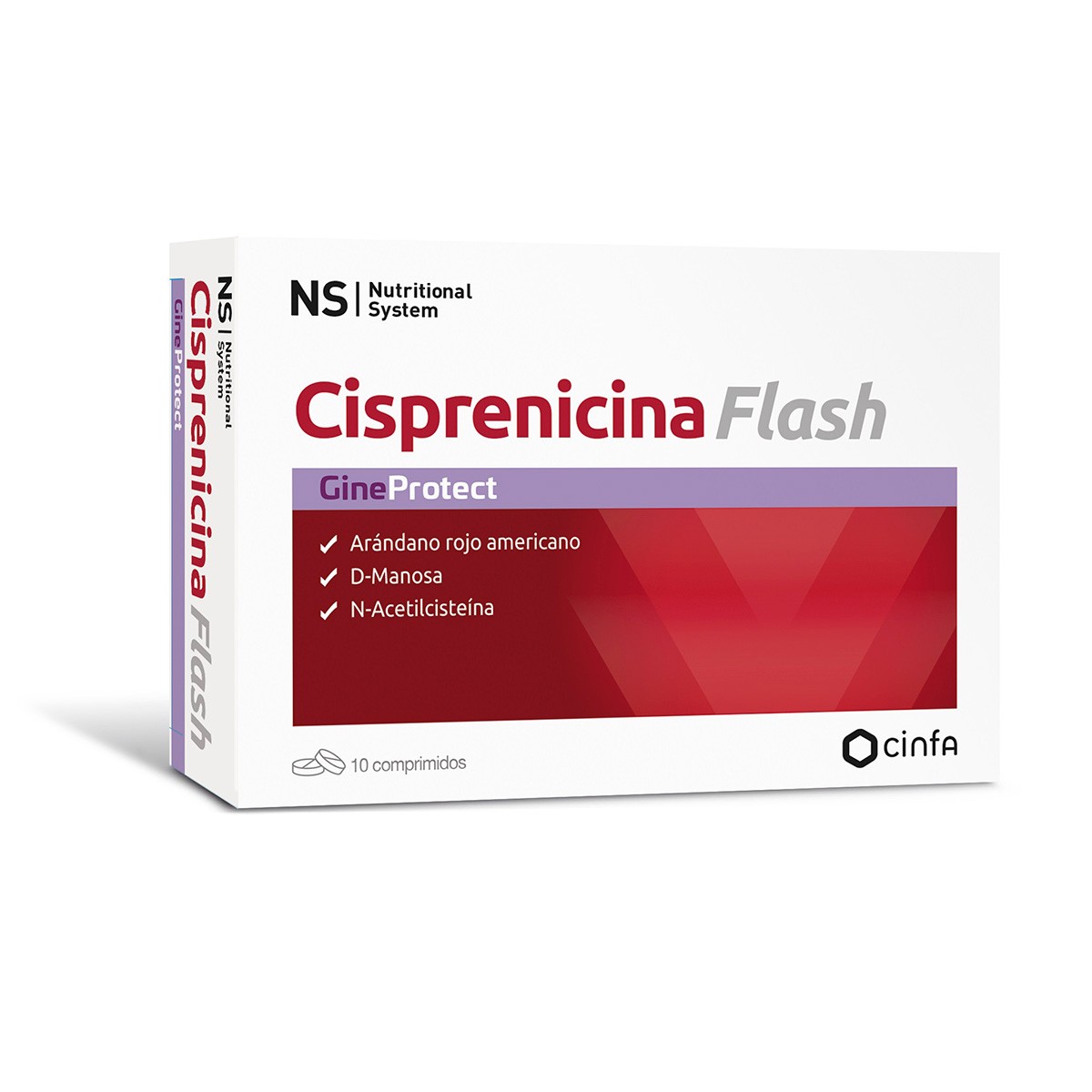 N+S Gineprotect Cisprenicina Flash 10 comprimidos