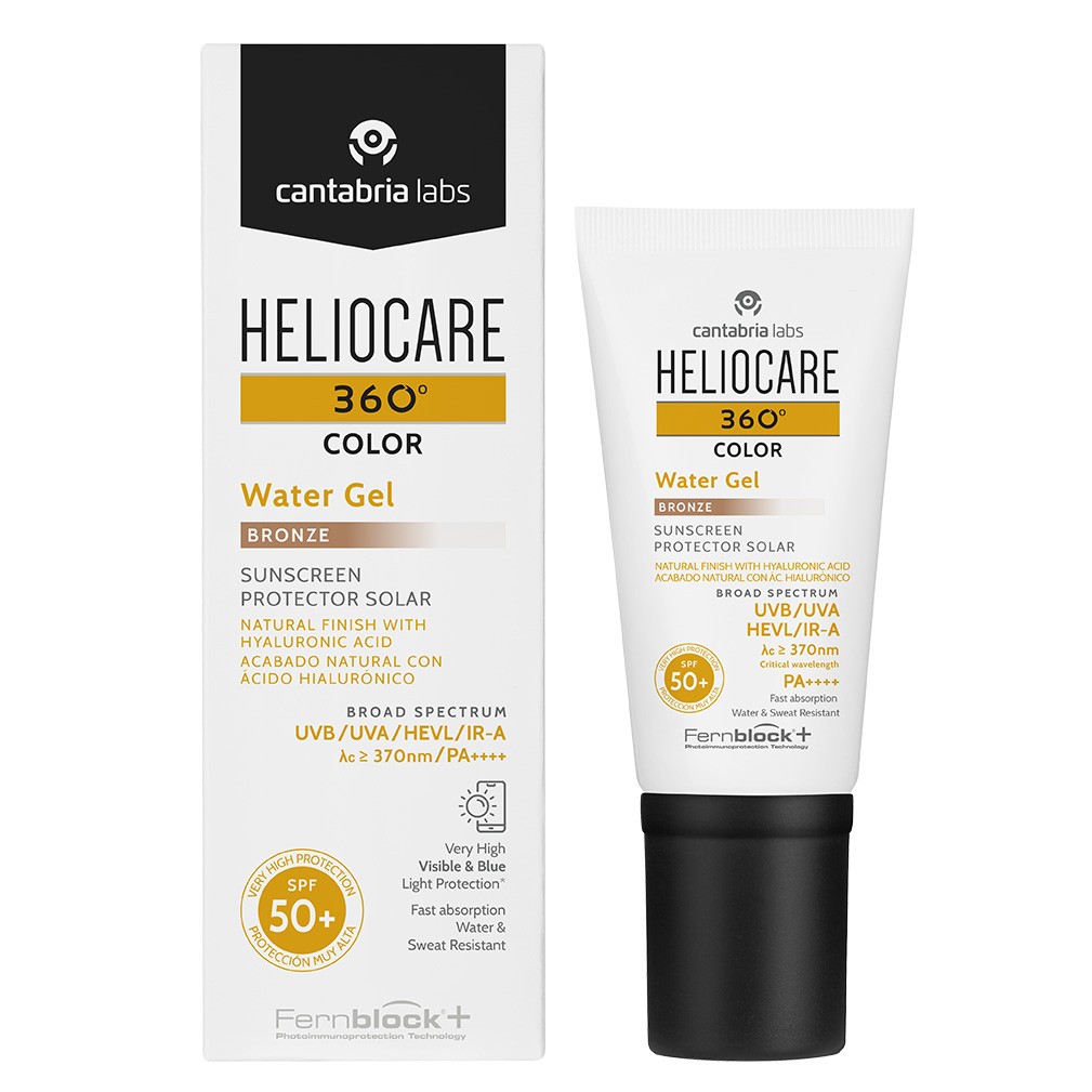 Heliocare 360º water gel color bronce 50ml